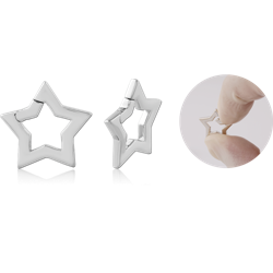 RHODIUM COATED BRASS GATE RING