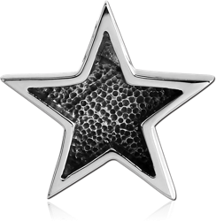 SURGICAL STEEL GRADE 316L PENDANT - STAR
