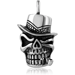 SURGICAL STEEL GRADE 316L PENDANT - SKULL