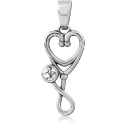 SURGICAL STEEL GRADE 316L PENDANT