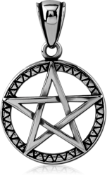 SURGICAL STEEL GRADE 316L PENDANT WITH BALE - STAR