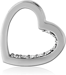 SURGICAL STEEL GRADE 316L JEWELED PENDANT