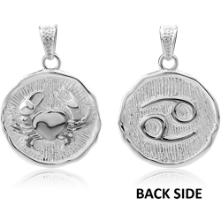 STERLING 925 SILVER SILVER PLATED PENDANT