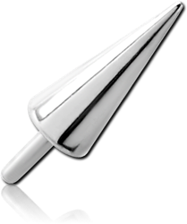 SURGICAL STEEL GRADE 316L LONG CONE FOR POLYMER INTERNAL LABRET