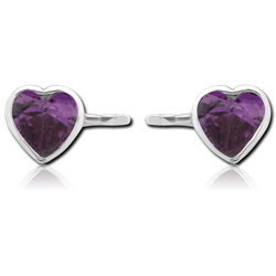 SURGICAL STEEL GRADE 316L JEWELED ATTACHMENT FOR POLYMER INTERNAL NIPPLE SHIELD