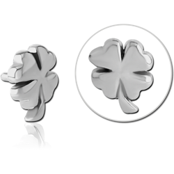 SURGICAL STEEL GRADE 316L CLOVER ATTACHMENT FOR POLYMER INTERNAL LABRET