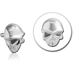 SURGICAL STEEL GRADE 316L SKULL ATTACHMENT FOR POLYMER INTERNAL LABRET