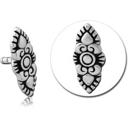 SURGICAL STEEL GRADE 316L ATTACHMENT FOR POLYMER INTERNAL LABRET