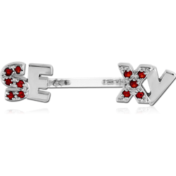 BIOFLEX® PUSH FIT JEWELED NIPPLE BARBELL