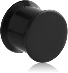 BLACK PVD COATED STAINLESS STEEL GRADE 304 PLAIN BOX PLUG