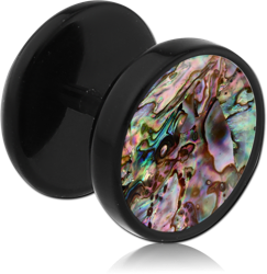 UV POLYMER ORGANIC SYNTHETIC MOTHER OF PEARL FAKE PLUG HALF BALL