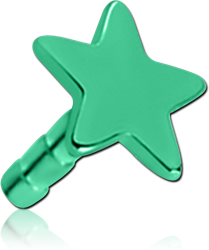 TITANIUM ALLOY STAR FOR POLYMER INTERNAL LABRET
