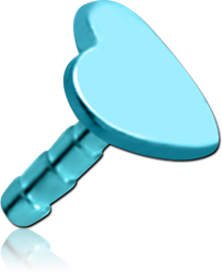 TITANIUM ALLOY HEART FOR POLYMER INTERNAL LABRET