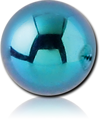 ANODISED TITANIUM ALLOY GRADE TI 6Al-4V ELI F136 BALL FOR BALL CLOSURE RING