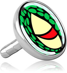 TITANIUM FLAT PICTURE DISC FOR BIOFLEX® INTERNAL LABRET