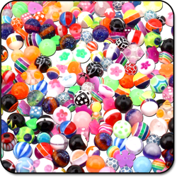 VALUE PACK OF MIX UV POLYMER BALLS FOR 1.6MM