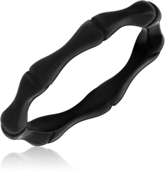 BLACK PVD COATED SURGICAL STEEL GRADE 316L RING