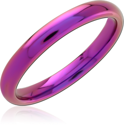 ANODISED TITANIUM ALLOY RING CLEAR FILM