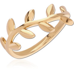 STERLING 925 SILVER GOLD PLATED 18K RING