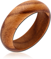 PLAIN ORGANIC WOOD RING - TEAK ORGANIC WOOD ROUND