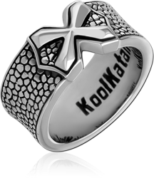 SURGICAL STEEL GRADE 316L KOOL KATANA RING