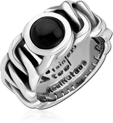 SURGICAL STEEL GRADE 316L KOOL KATANA RING