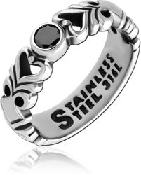 SURGICAL STEEL GRADE 316L RING