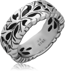 SURGICAL STEEL GRADE 316L RING