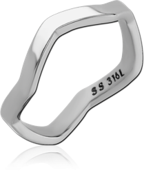 SURGICAL STEEL GRADE 316L RING