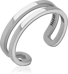 SURGICAL STEEL GRADE 316L OPEN RING