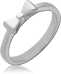 SURGICAL STEEL GRADE 316L RING - BOW