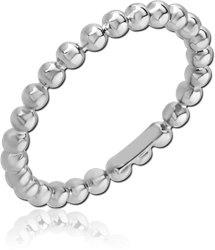 SURGICAL STEEL GRADE 316L RING - DOTS