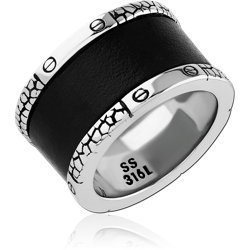 SURGICAL STEEL GRADE 316L RING