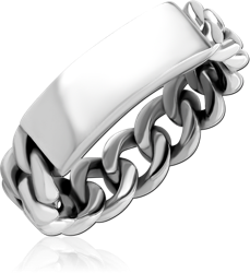 SURGICAL STEEL GRADE 316L RING