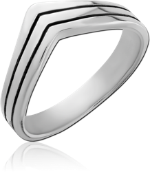 SURGICAL STEEL GRADE 316L RING