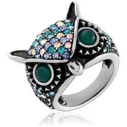 SURGICAL STEEL GRADE 316L JEWJELD RING