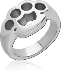 SURGICAL STEEL GRADE 316L RING - KNUCKLE