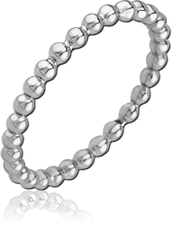 SURGICAL STEEL GRADE 316L RING - BALLS