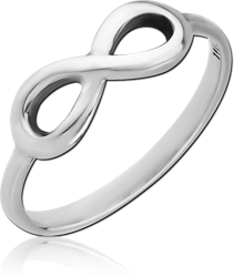 SURGICAL STEEL GRADE 316L RING - INFINITY