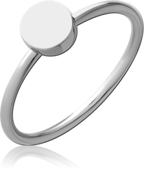 SURGICAL STEEL GRADE 316L WIRE CUT STAR RING
