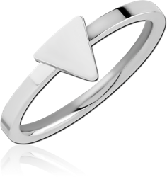 SURGICAL STEEL GRADE 316L WIRE CUT STAR RING