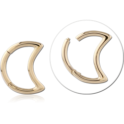 14 Karat Gold Yellow Hinged Segment Ring