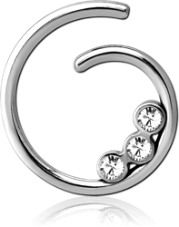 SURGICAL STEEL GRADE 316L SEAMLESS RING