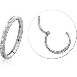 Surgical Steel Grade 316L Hinged Segment Ring