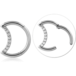 TITANIUM ALLOY DIAMOND SHAPE SEPTUM RING