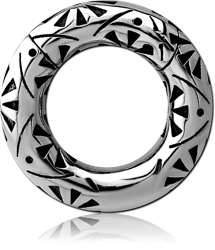 STERILE SURGICAL STEEL GRADE 316L HINGED SEGMENT RING