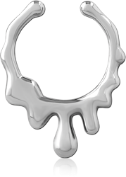 SURGICAL STEEL GRADE 316L FAKE SEPTUM RING