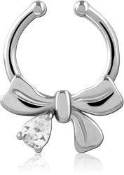 SURGICAL STEEL GRADE 316L FAKE SEPTUM RING