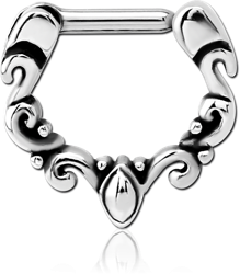 SURGICAL STEEL GRADE 316L SEPTUM CLICKER