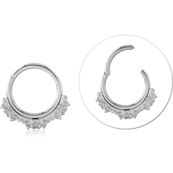 Surgical Steel Grade 316L Hinged Segment Ring